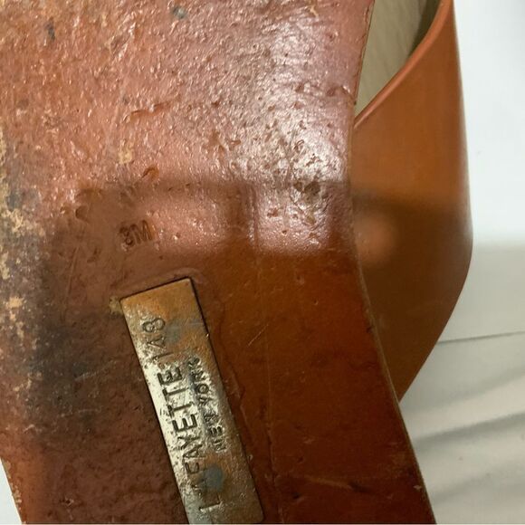 Lafayette 148 New York Women  leather sandal size 8M - Picture 7 of 10
